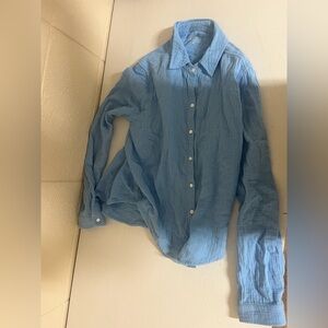 Lilly Pulitzer Sky Blue Button Down Shirt